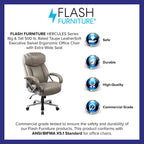 Fauteuil de bureau ergonomique pivotant de direction