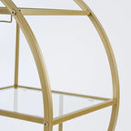 Meuble Bar Roulant - Présentoir d'Accessoires Maison & Alimentaires Élégant et Stylé