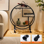 Meuble Bar Roulant - Présentoir d'Accessoires Maison & Alimentaires Élégant et Stylé