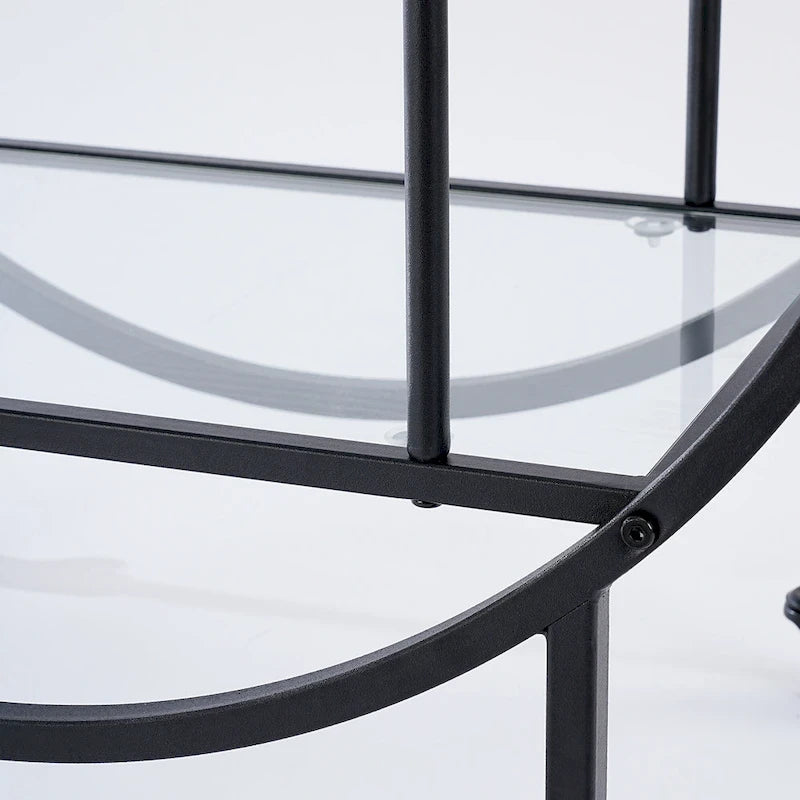 Meuble Bar Roulant - Présentoir d'Accessoires Maison & Alimentaires Élégant et Stylé