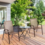 Lot de 4 chaises de jardin avec accoudoirs – Voir les détails