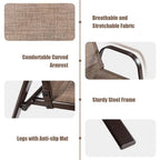 Lot de 4 chaises de jardin avec accoudoirs – Voir les détails