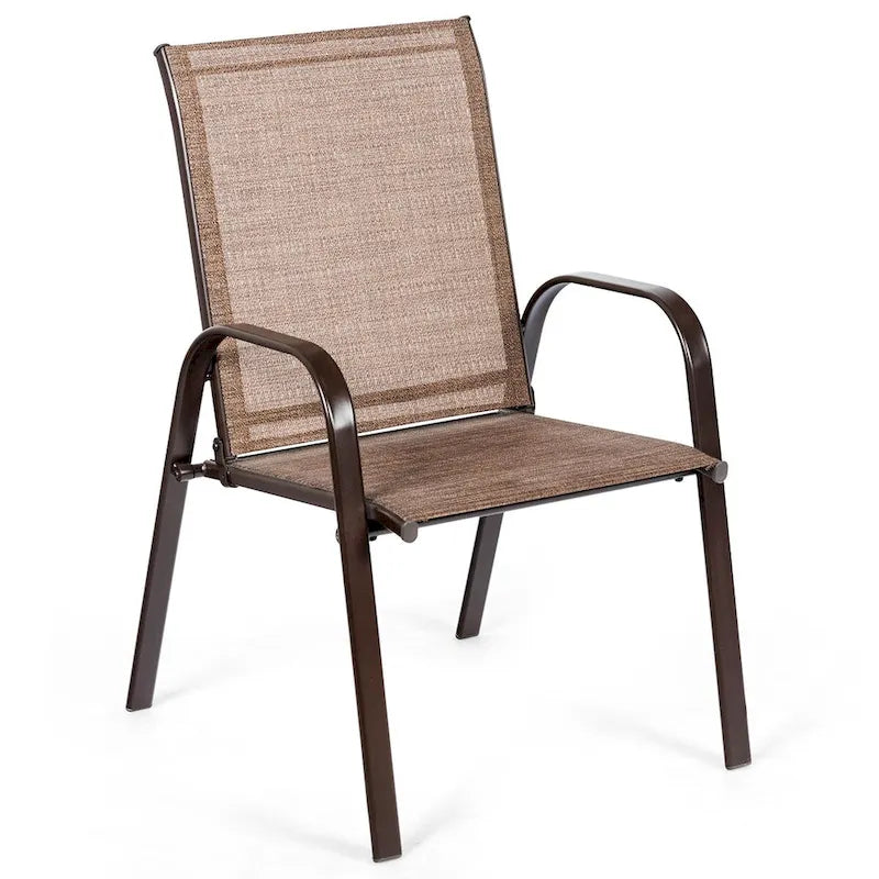 Lot de 4 chaises de jardin avec accoudoirs – Voir les détails