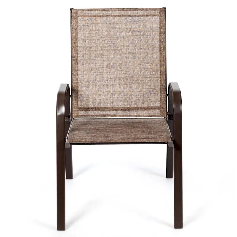 Lot de 4 chaises de jardin avec accoudoirs – Voir les détails