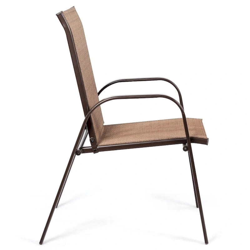 Lot de 4 chaises de jardin avec accoudoirs – Voir les détails