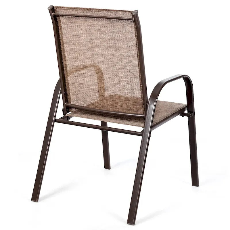 Lot de 4 chaises de jardin avec accoudoirs – Voir les détails