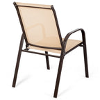 Lot de 4 chaises de jardin avec accoudoirs – Voir les détails