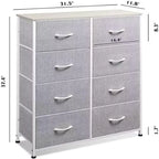 Commode en tissu pour chambre à coucher