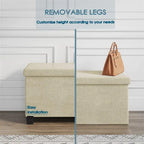 Banc de rangement ottoman