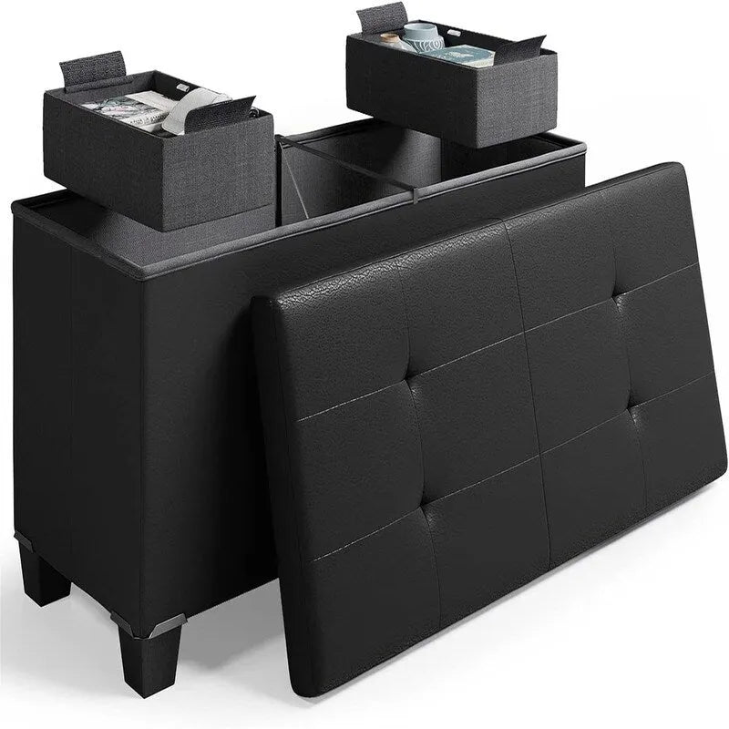 Banc de rangement ottoman