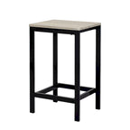 Ensemble table de bar et tabourets compacts 5 pièces moderne